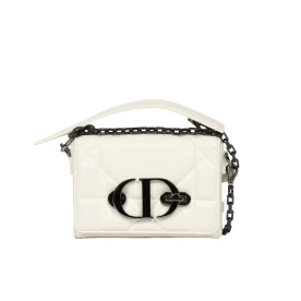 LIKE NEW Montaigne 30 With Chain Off White Box Calfskin
