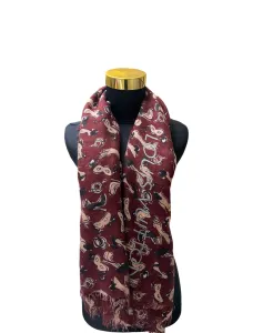 ACCESSORIES Preowned Scarf Burgundy 2 ~item/2024/10/10/img_3195