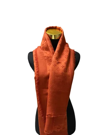 ACCESSORIES Preowned Scarf Orange Silk  2 ~item/2024/10/10/img_3200