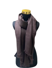 Preowned Scarf Brown