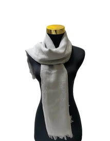 Preowned Scarf Gray