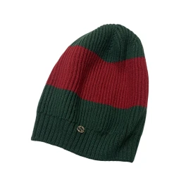 Preowned Wool hat Interlocking GG Beanie Multicolor